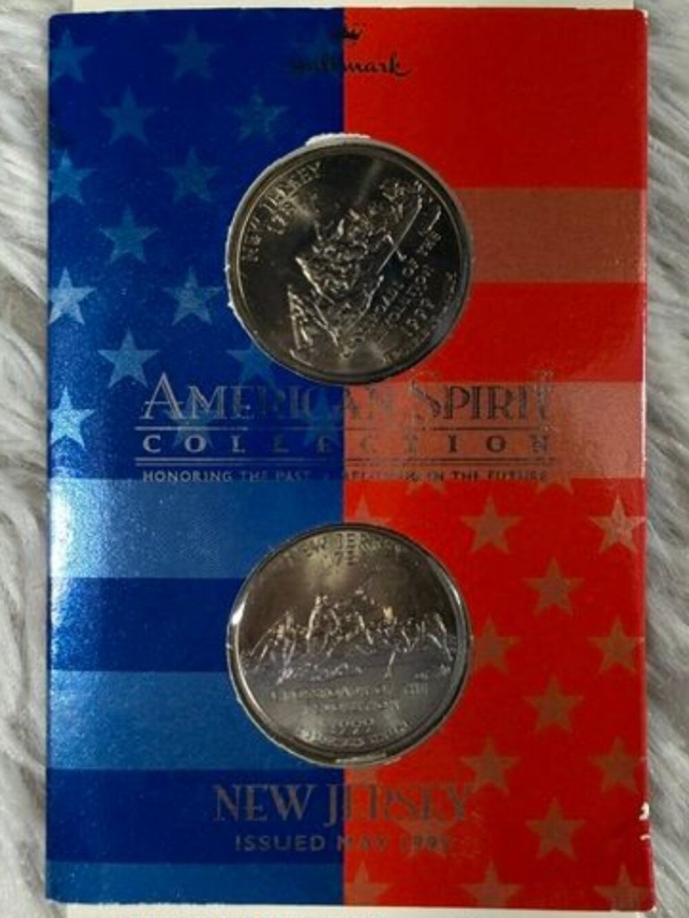 Vintage Hallmark NEW JERSEY American Spirit Collection Quarter Dollars